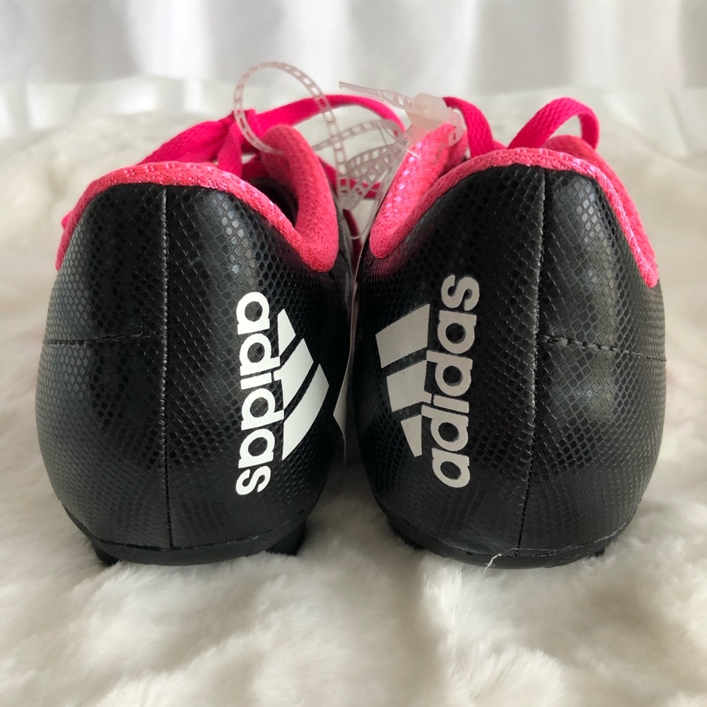 Adidas Conquisto FG J Black / White / Pink - Soccer Cleats - Picture 3 of 6